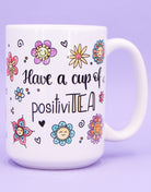 Jumbo-Teetasse "Cup of positiviTEA"