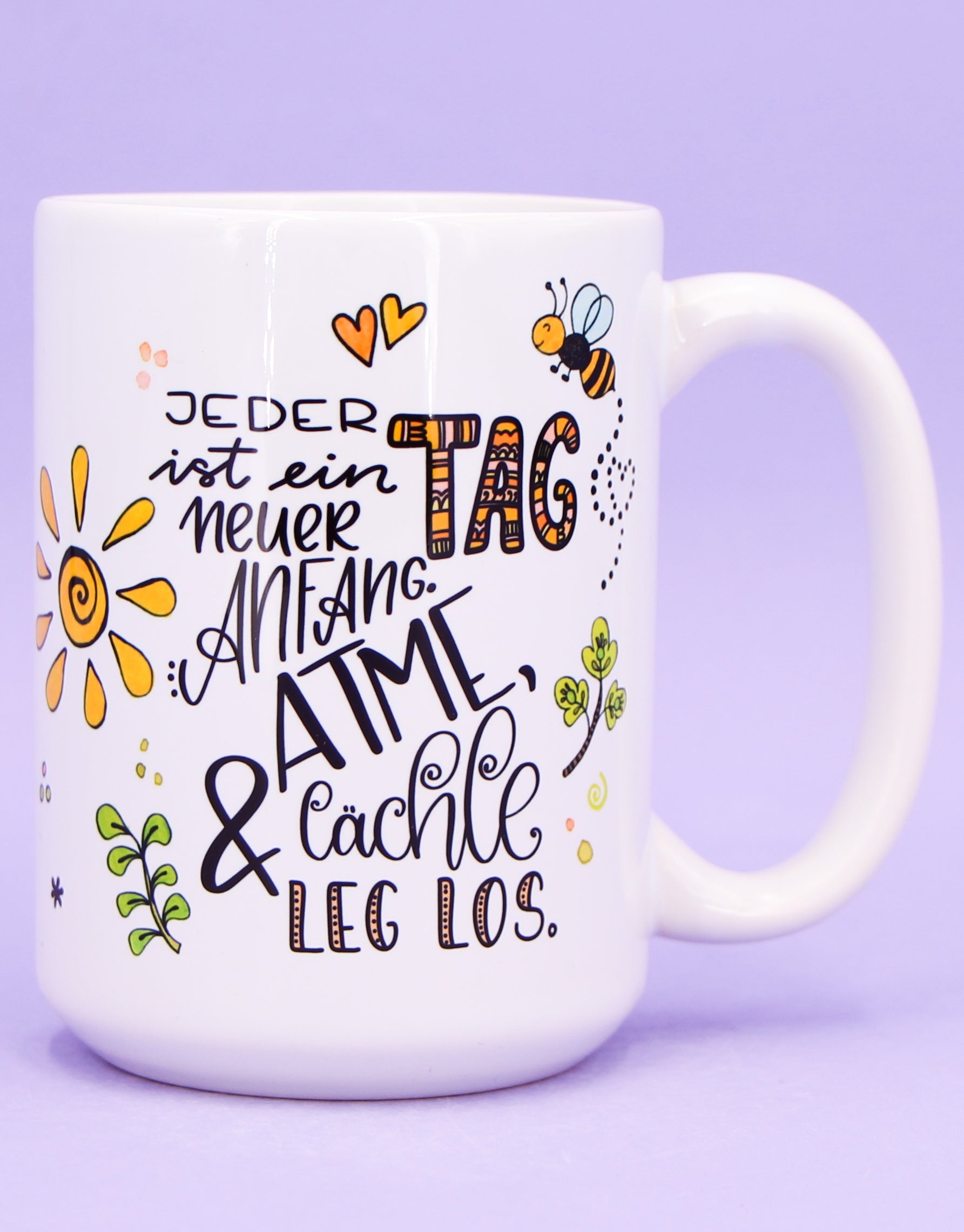 Jumbo-Teetasse "Neuer Anfang"