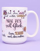 Jumbo-Teetasse "Tasse voll Glück"