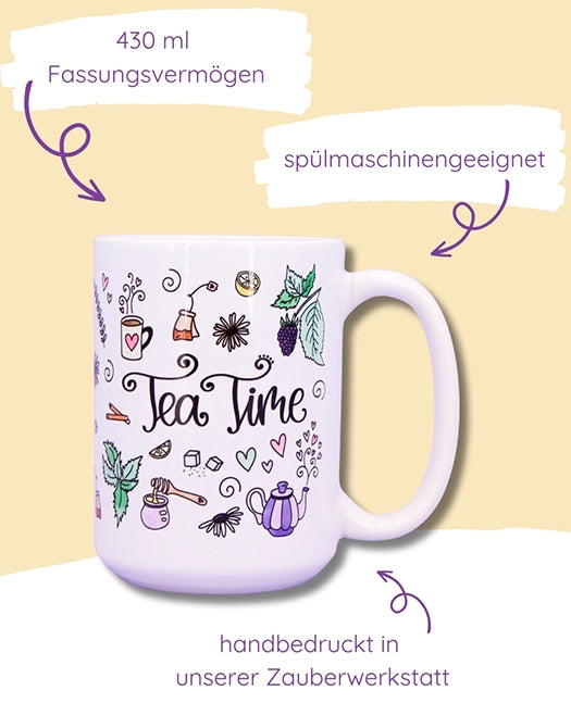 Jumbo-Teetasse "Tea Time"