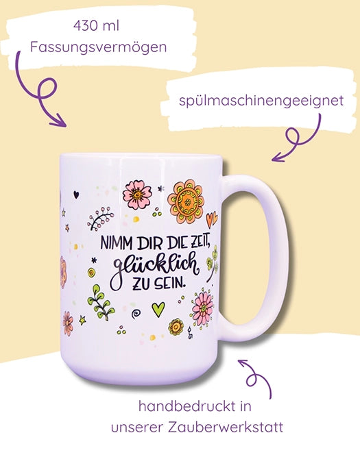 Jumbo-Teetasse "Zeit"