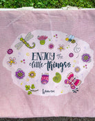 Jute Beach Bag "Enjoy the little things"