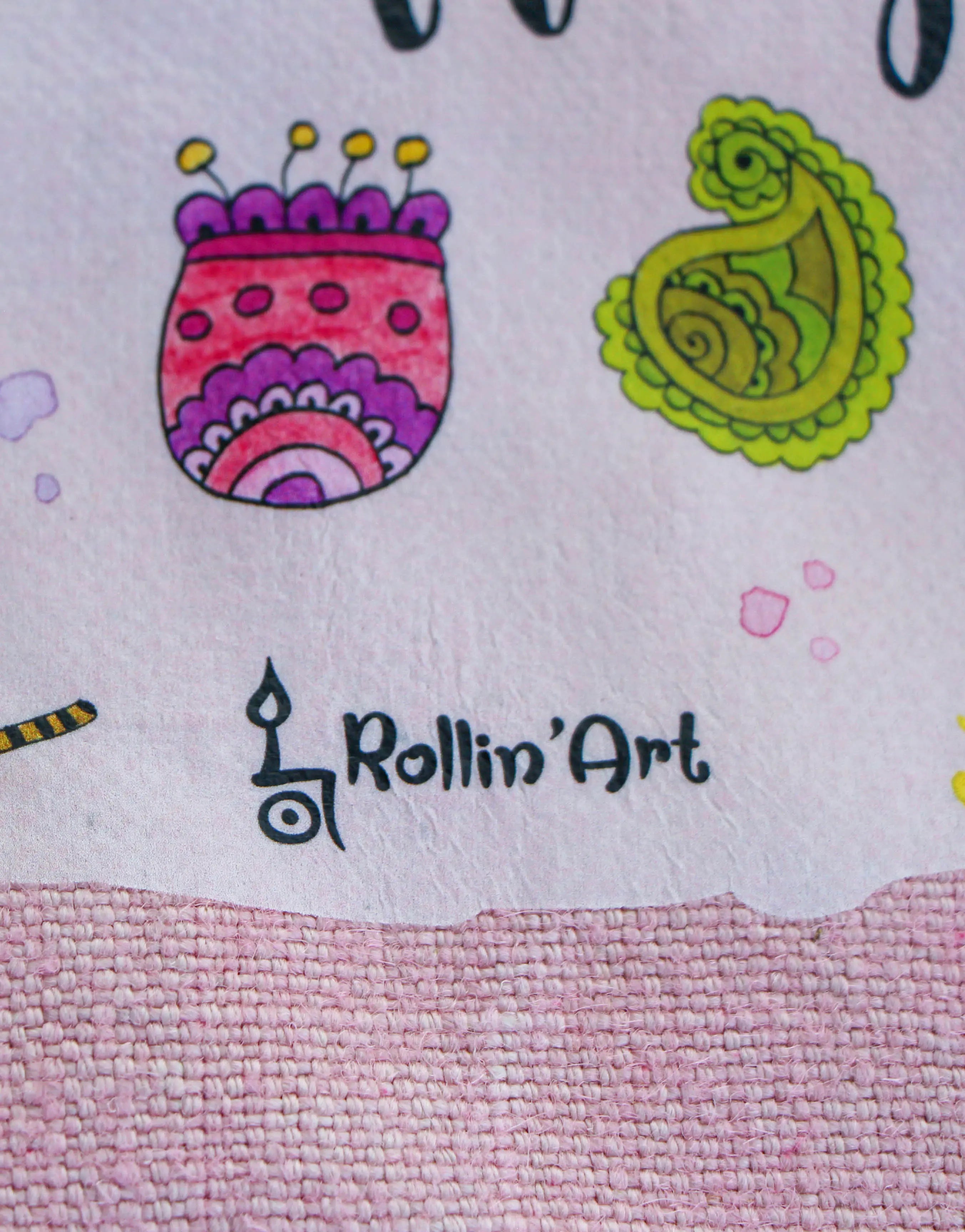 Jute Beach Bag "Enjoy the little things"