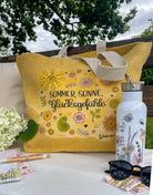 Jute Beach Bag "Glücksgefühle"