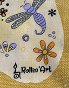 Jute Beach Bag "Love yourself and be kind"