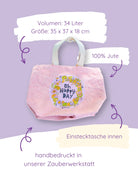 Jute Beach Bag "Oh happy Day"