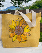 Jute Beach Bag "Sonnenglück"