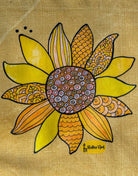 Jute Beach Bag "Sonnenglück"