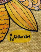 Jute Beach Bag "Sonnenglück"