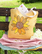 Jute Beach Bag "Sonnenglück"