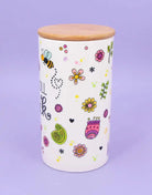 Keramikdose L "Dose voll Glück"