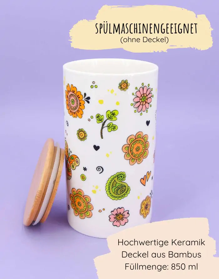Keramikdose L "Good Day Sunshine"
