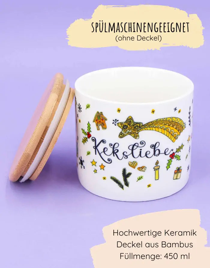 Keramikdose S "Keksliebe"
