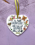 Keramikherz "Freundschaft"