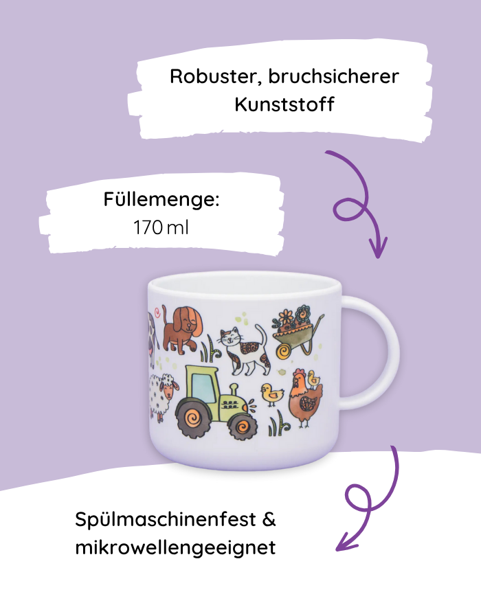 Kinderbecher "Bauernhof"