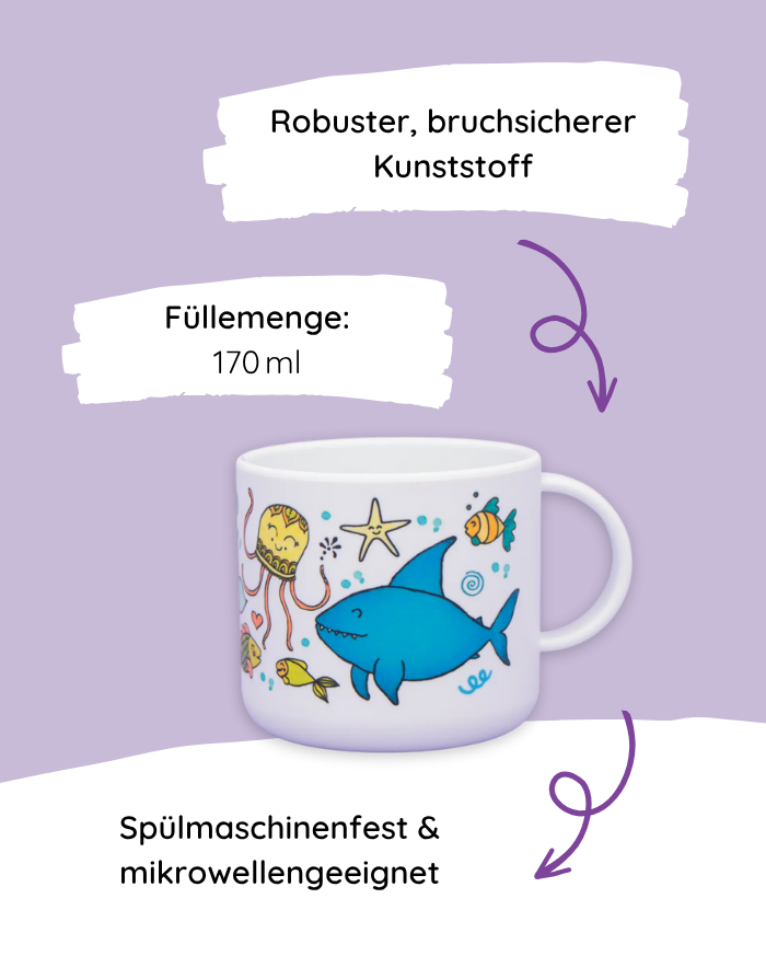 Kinderbecher "Unter dem Meer"