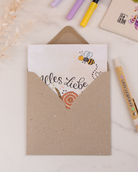 Klappkarte "Alles Liebe"