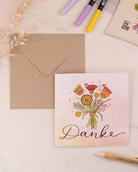 Klappkarte "Danke"