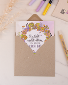 Klappkarte "Du bist nicht allein"