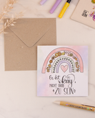 Klappkarte "Es ist okay"