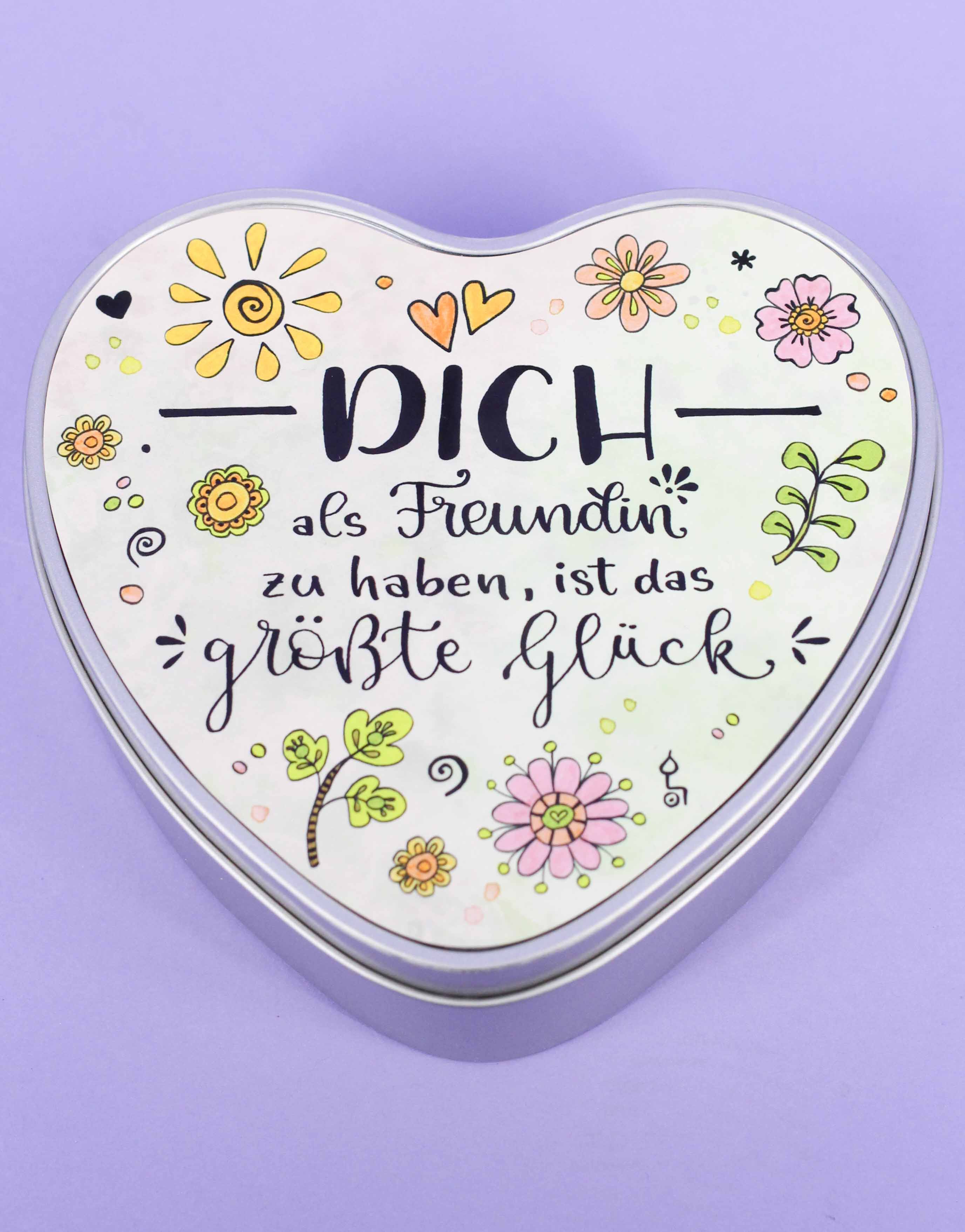 Metalldose "Glücksfreundin"