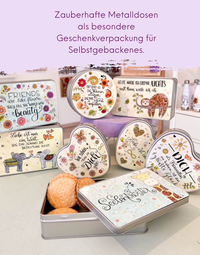 Metalldose "Schön, dass es dich gibt"