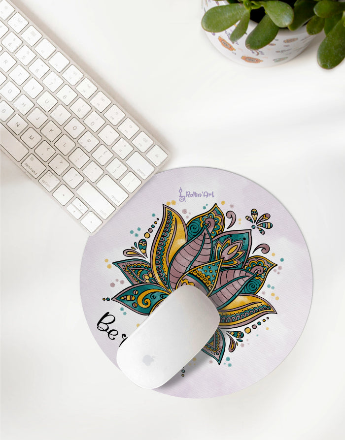 Mousepad "Be brave - Lotusblüte"