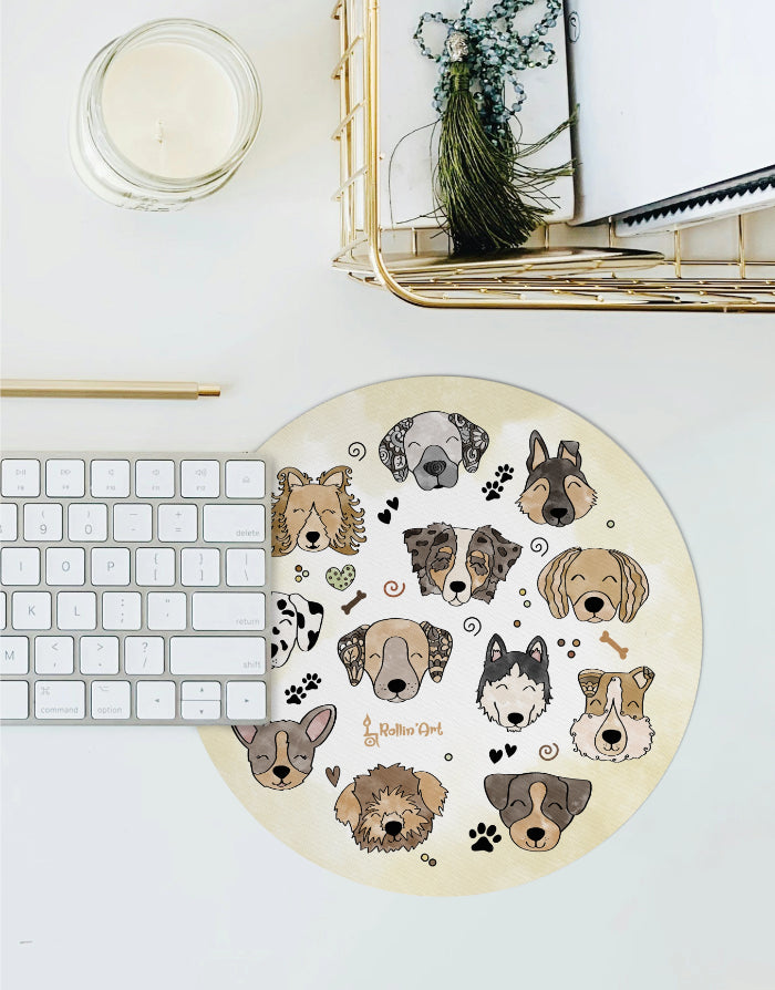 Mousepad "Glückshunde"