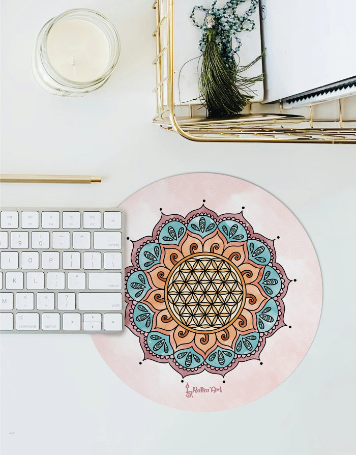 Mousepad "Lebensblume"