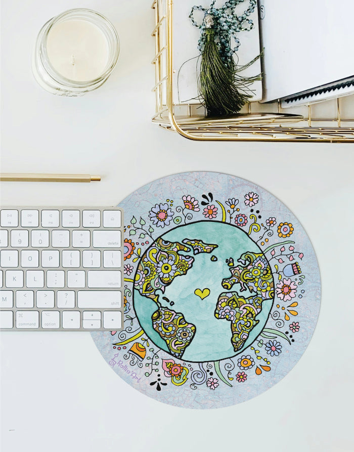 Mousepad "Wundervolle Welt"