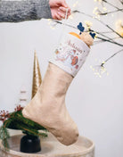 Nikolausstiefel "Schneemann " mit Wunschname