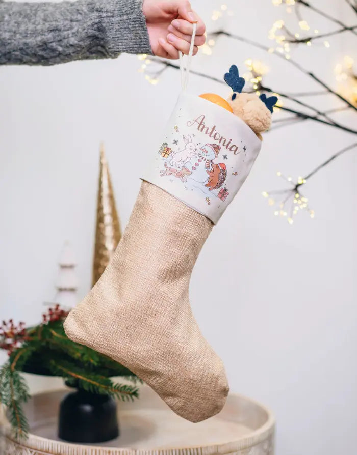 Nikolausstiefel "Schneemann " mit Wunschname