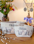 Osternest groß „Häschen“ – nachhaltiges Stoffkörbchen