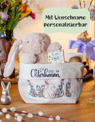 Osternest klein „Häschen“ – nachhaltiges Stoffkörbchen