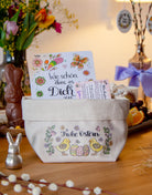 Osternest klein „Küken“ – nachhaltiges Stoffkörbchen