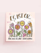 Poster „Es ist ok … Bleib immer du selbst – du bist wunderbar“