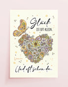 Poster „Glück ist oft klein – und oft schon da“