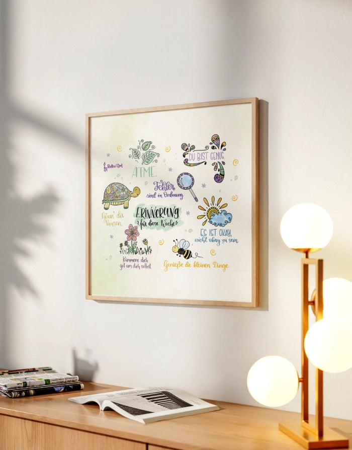 Poster „Kleine Erinnerungen für dich“