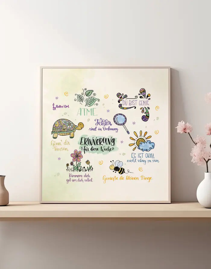 Poster „Kleine Erinnerungen für dich“