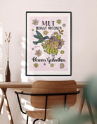 Poster „Mut beginnt mit einem kleinen Gedanken“