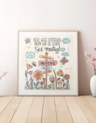 Poster „Neue Wege entstehen, indem wir sie gehen – Sei mutig!“