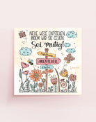 Poster „Neue Wege entstehen, indem wir sie gehen – Sei mutig!“