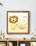 Poster „Sei mutig, wild und wunderbar“