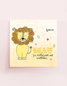 Poster „Sei mutig, wild und wunderbar“