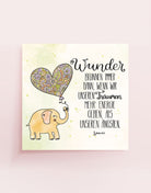 Poster „Wunder beginnen, wenn wir unseren Träumen folgen“