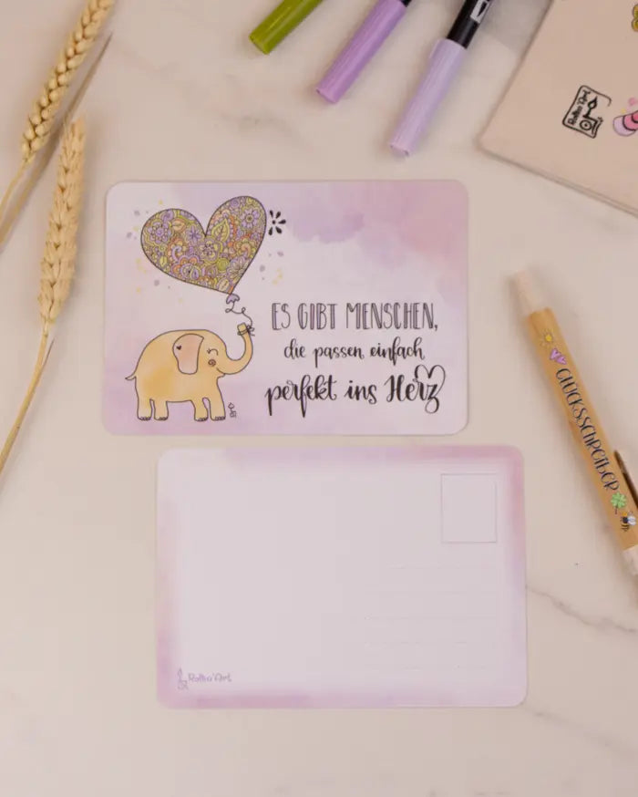 Postkarte "Es gibt Menschen"