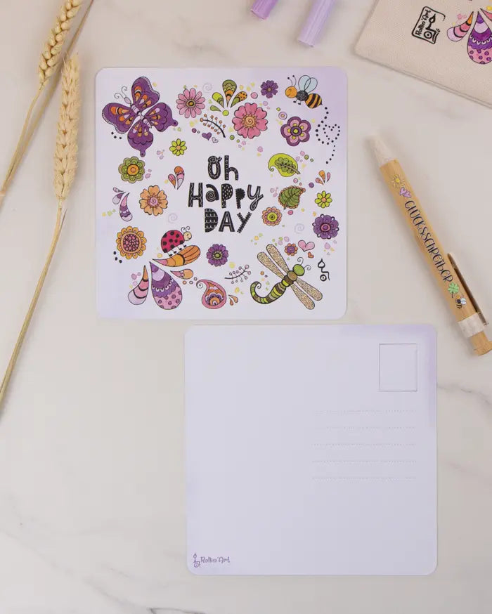 Postkarte "Oh happy day"