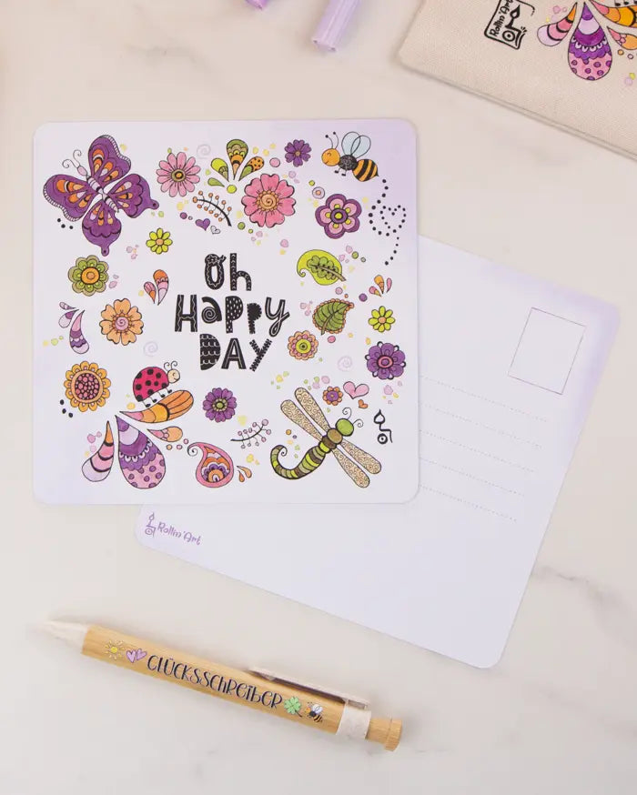 Postkarte "Oh happy day"