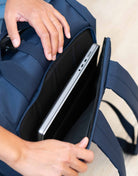 Rucksack groß Navy Dusk "Good vibes only”