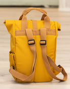 Rucksack klein Mustard „Enjoy the little things”